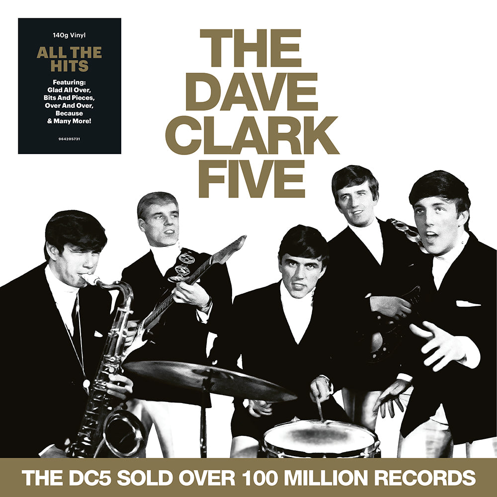 Album cover for The Dave Clark Five’s “All the Hits” vinyl record.