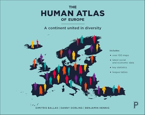 Book cover featuring a map of Europe with colorful human figures.