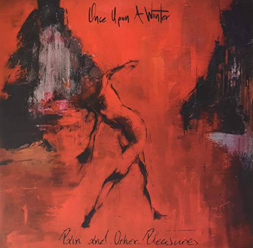 Red vinyl album cover with abstract painting of a figure.
