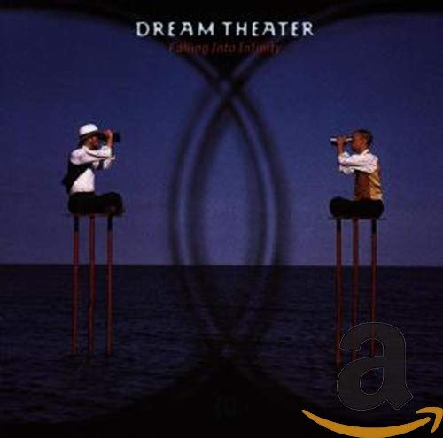 Dream Theater album cover: two figures with telescopes on stools.