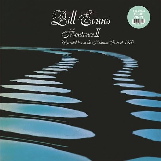 Bill Evans’ “Montreux II” album cover with water ripple design.