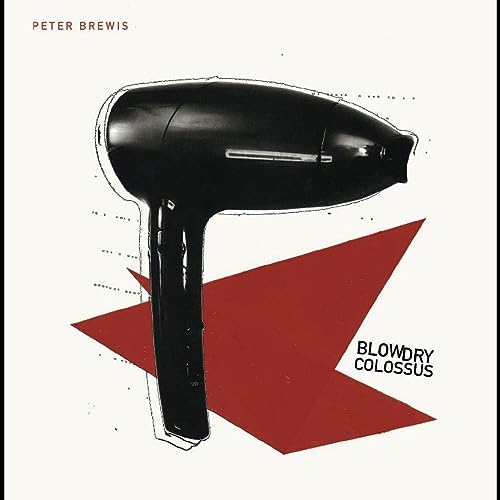CD cover featuring a black hair dryer over a red geometric shape.