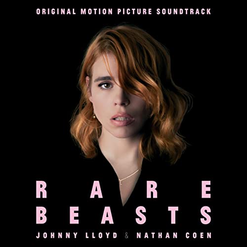 Album cover for Rare Beasts soundtrack featuring a woman with reddish-brown hair.