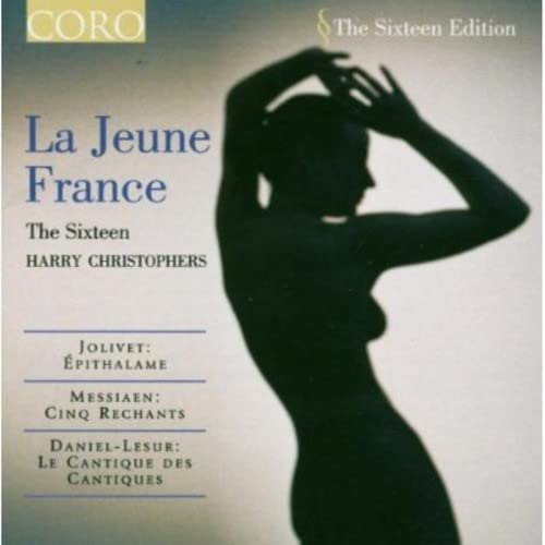 CD cover for “La Jeune France” featuring a silhouetted woman.