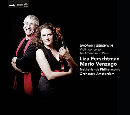 CD cover featuring violinist Liza Ferschtman and conductor Mario Venzago.
