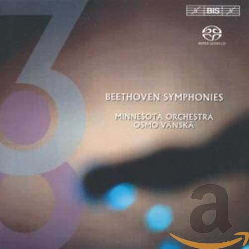 CD cover for Beethoven symphonies by Minnesota Orchestra, Osmo Vänskä.