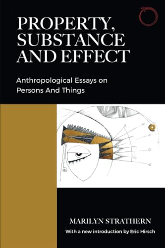 Book cover: “Property, Substance, and Effect” with abstract face illustration.