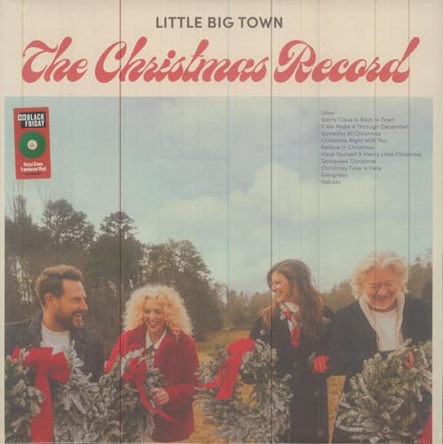 Little Big Town Christmas Record vinyl album cover with group portrait.