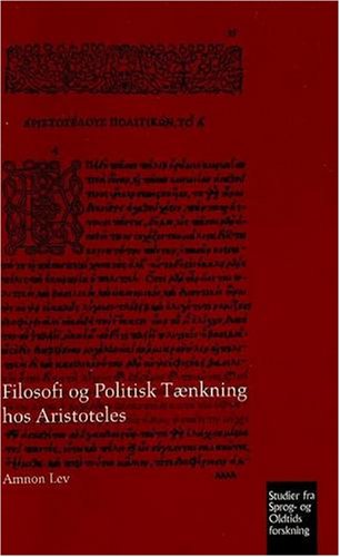 Filosofi Og Politisk Taenkning Hos Aristoteles