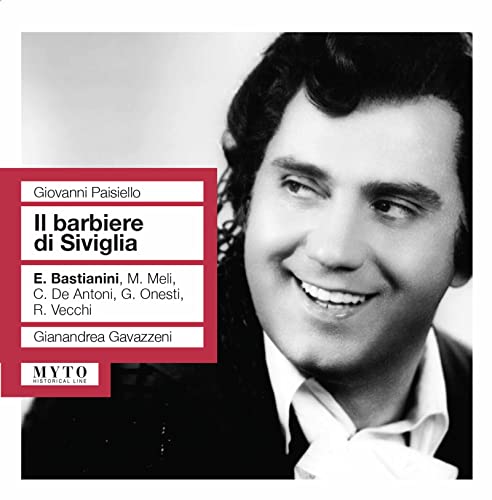 CD cover for Giovanni Paisiello’s *Il Barbiere Di Siviglia* opera, with a portrait.