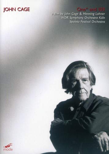 DVD cover featuring a portrait of composer John Cage in grayscale.