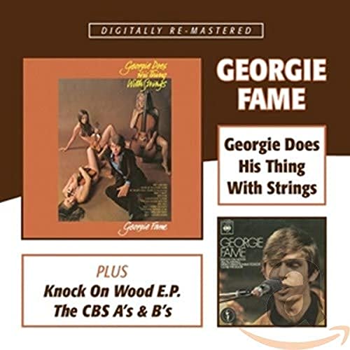 CD cover for Georgie Fame’s “Georgie Does His Thing With Strings” and EP.
