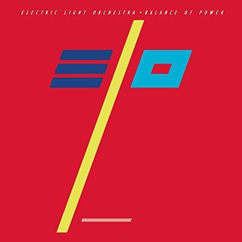 Red album cover with geometric shapes and "Electric Light Orchestra" text.