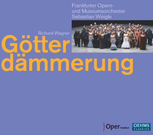 CD cover for Wagner’s *Götterdämmerung* featuring an opera cast photo.