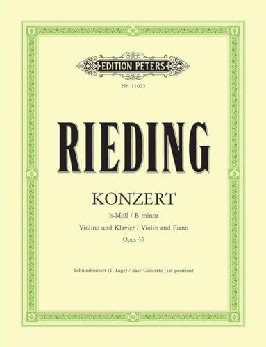 Concerto for Violin and Piano in B minor Op. 35 : Easy Concerto in 1st Position