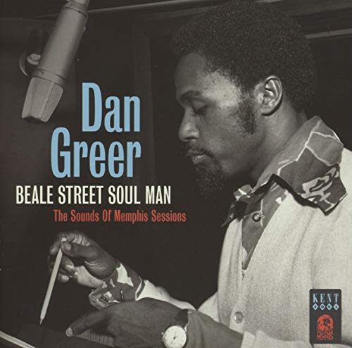 CD cover for Dan Greer’s “Beale Street Soul Man” featuring a black and white portrait.