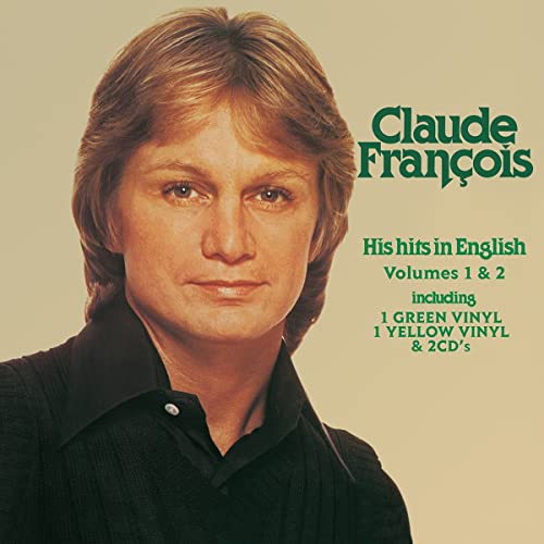 Album cover for Claude François’ “His Hits In English” with portrait.