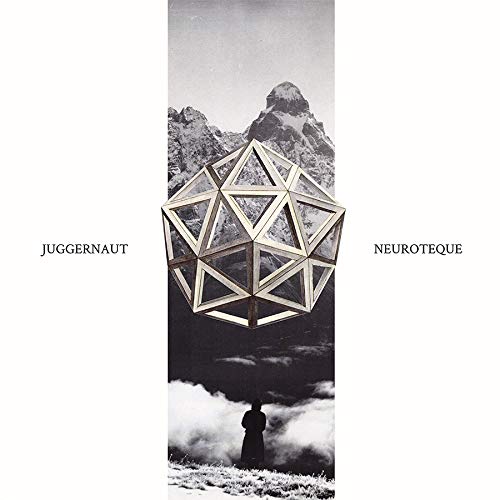 CD cover: geometric shape over mountains, with a lone figure below.