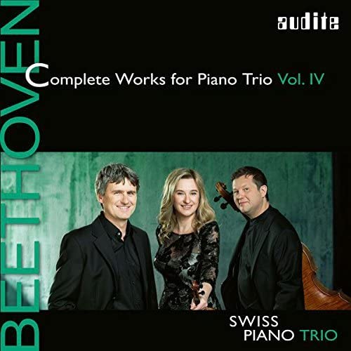 CD cover featuring three musicians with piano, violin, and cello.