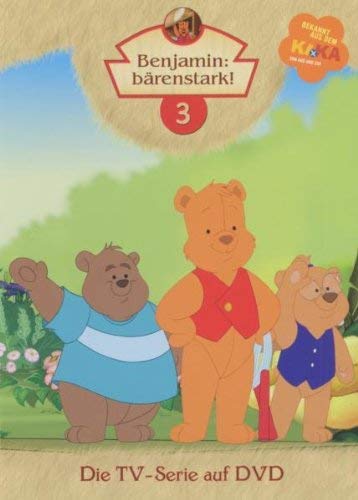 DVD cover featuring three cartoon bears against a blue and green backdrop.