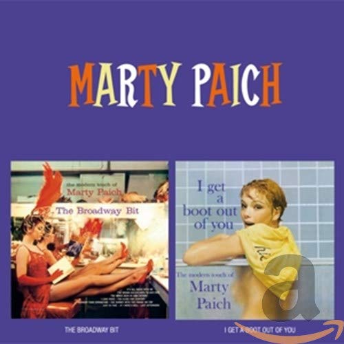 CD cover for Marty Paich’s “The Broadway Bit” and “I Get A Boot Out Of You.”