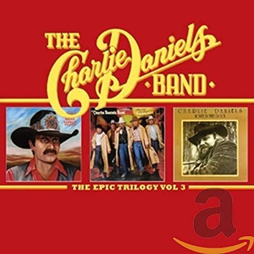 The Charlie Daniels Band Epic Trilogy Vol 3 CD cover with three album art panels.