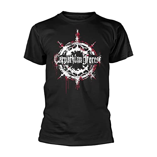 Carpathian Forest T Shirt Likeim Band Logo Black Metal Official Mens Black M
