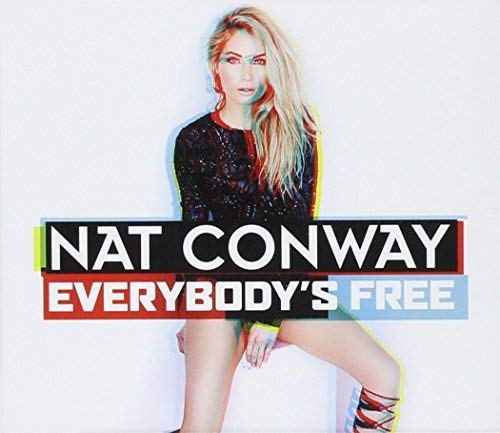 CD cover for Nat Conway’s “Everybody’s Free” featuring a woman with colorful makeup.