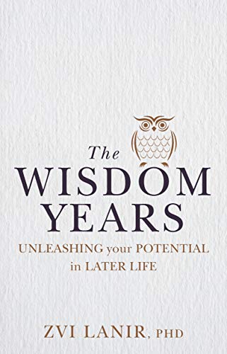 Book cover: "The Wisdom Years" with an owl illustration.
