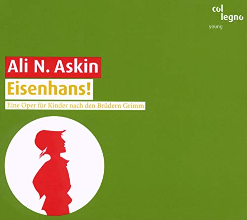 CD cover for "Askin: Eisenhans!" featuring a red silhouette of a boy.