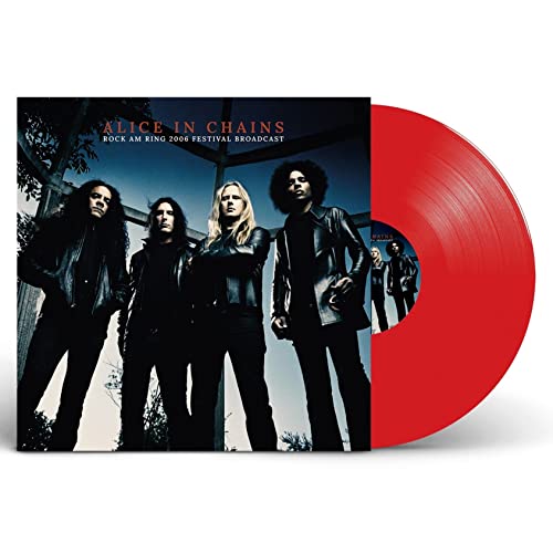 Alice In Chains “Rock Am Ring” red vinyl record with band image.