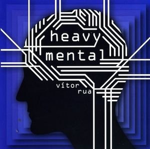 CD cover: Silhouette of a head with circuit board lines, blue background.