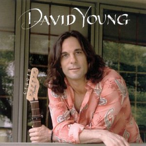 David Young album cover featuring a man with a guitar.