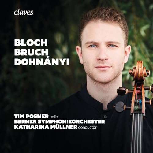 CD cover featuring cellist Tim Posner and composers’ names.