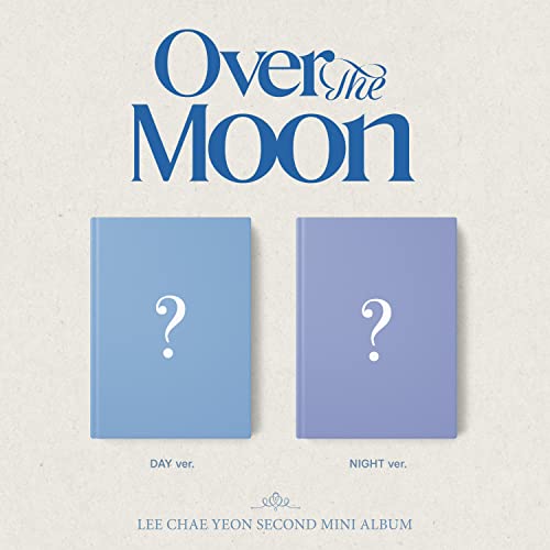 Lee Chae Yeon “Over The Moon” album cover with two CD cases.