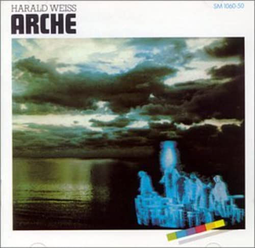 CD cover for Harald Weiss’s “Arche” featuring a stormy landscape.