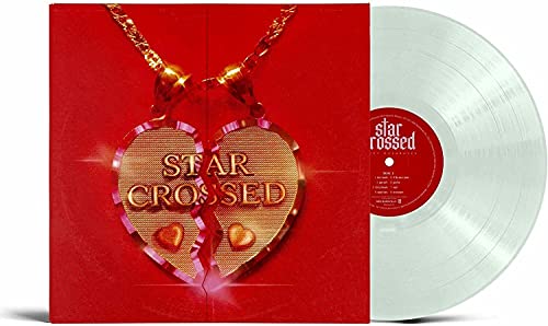 Kacey Musgraves' "Star-Crossed" vinyl record with broken heart cover art.