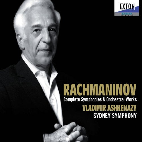 CD cover featuring portrait of Vladimir Ashkenazy and text “Rachmaninov.”