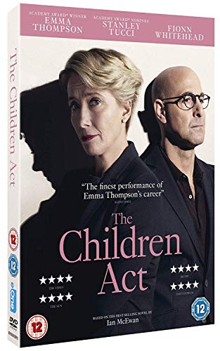 DVD cover for “The Children Act” featuring Emma Thompson and Stanley Tucci.