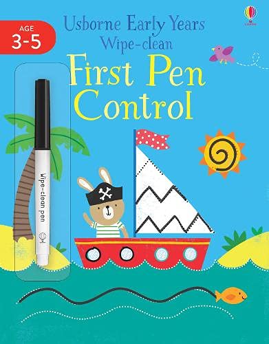First Pen Control (Usborne Early Years Wipe-Clean): 1 (Usborne Early Years Wipe-clean, 4)