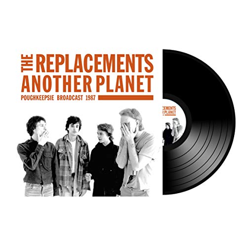 The Replacements vinyl record cover featuring a black record beside it.