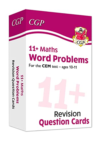 New 11+ CEM Revision Question Cards: Maths Word Problems - Ages 10-11: for the 2022 tests (CGP 11+ CEM)
