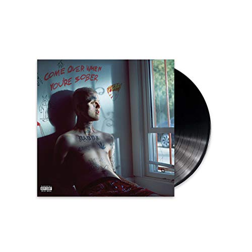 Lil Peep vinyl record with cover art showing a shirtless man by a window.