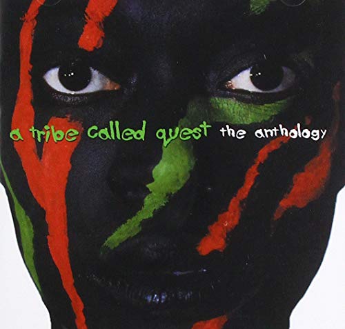 A Tribe Called Quest anthology album cover with painted face.