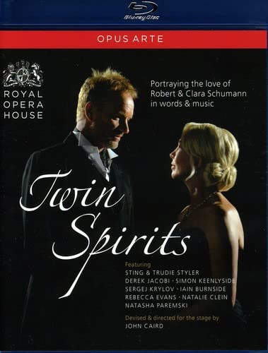 Blu-ray cover for “Twin Spirits” featuring Sting and Trudie Styler.