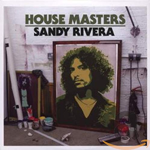 CD cover featuring a portrait of Sandy Rivera in front of a painting.