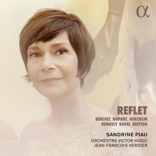 CD cover featuring portrait of Sandrine Piau and text āRefletā.