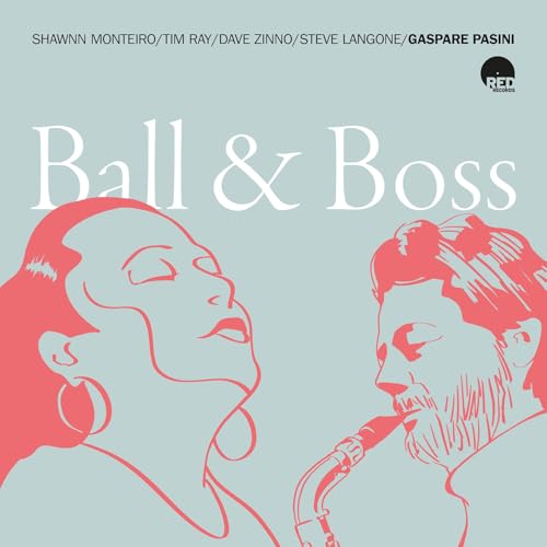 CD cover for "Ball & Boss" by Gaspare Pasini, featuring illustrated figures.