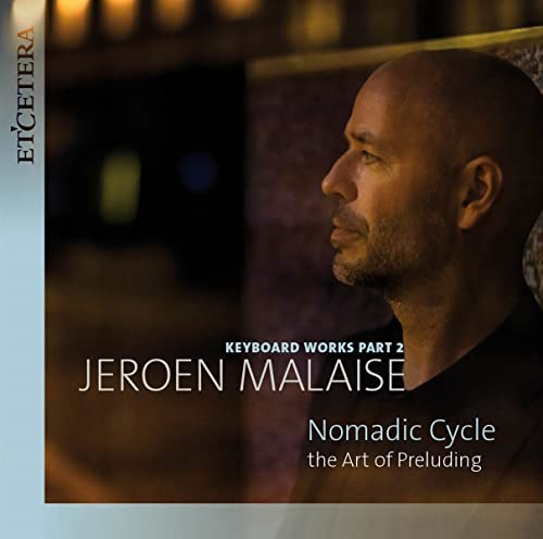 CD cover featuring a portrait of Jeroen Malaise, a musician.