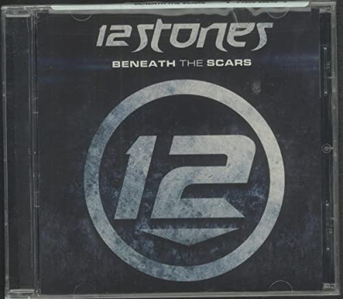 CD case for "12 Stones - Beneath the Scars" with circular logo.